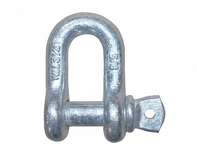 Скоба такелажная прямой тип (серьга)