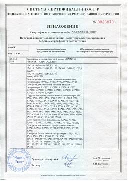 Сертификат на Дюбель-гвоздь "цилиндр" 4